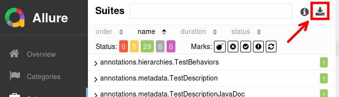 Download Suites CSV file