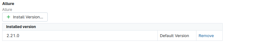 Allure TeamCity plugin configure Allure Commandline Allure TeamCity plugin configure Allure Commandline