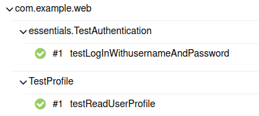 Allure Report tab packages